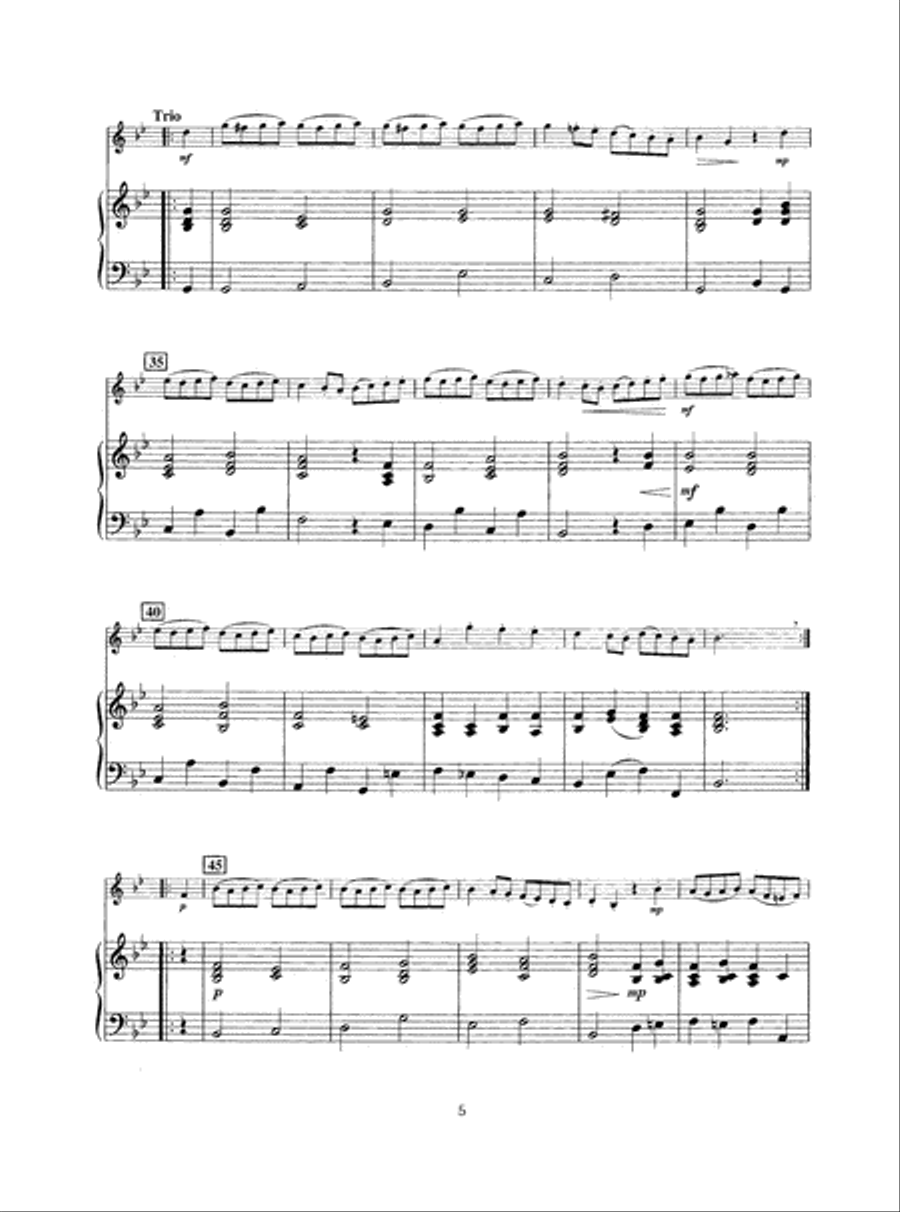 Solo Pieces for the Intermediate Clarinetist Clarinet scores gallery preview page 6
