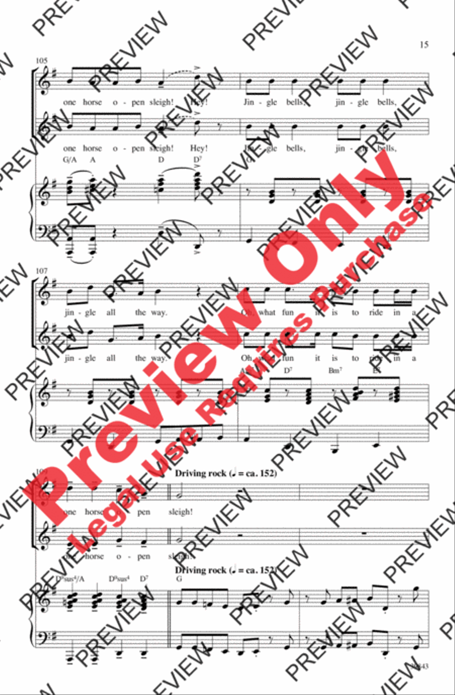 Jolly Jingle Christmas Medley 2-Part scores gallery preview page 15