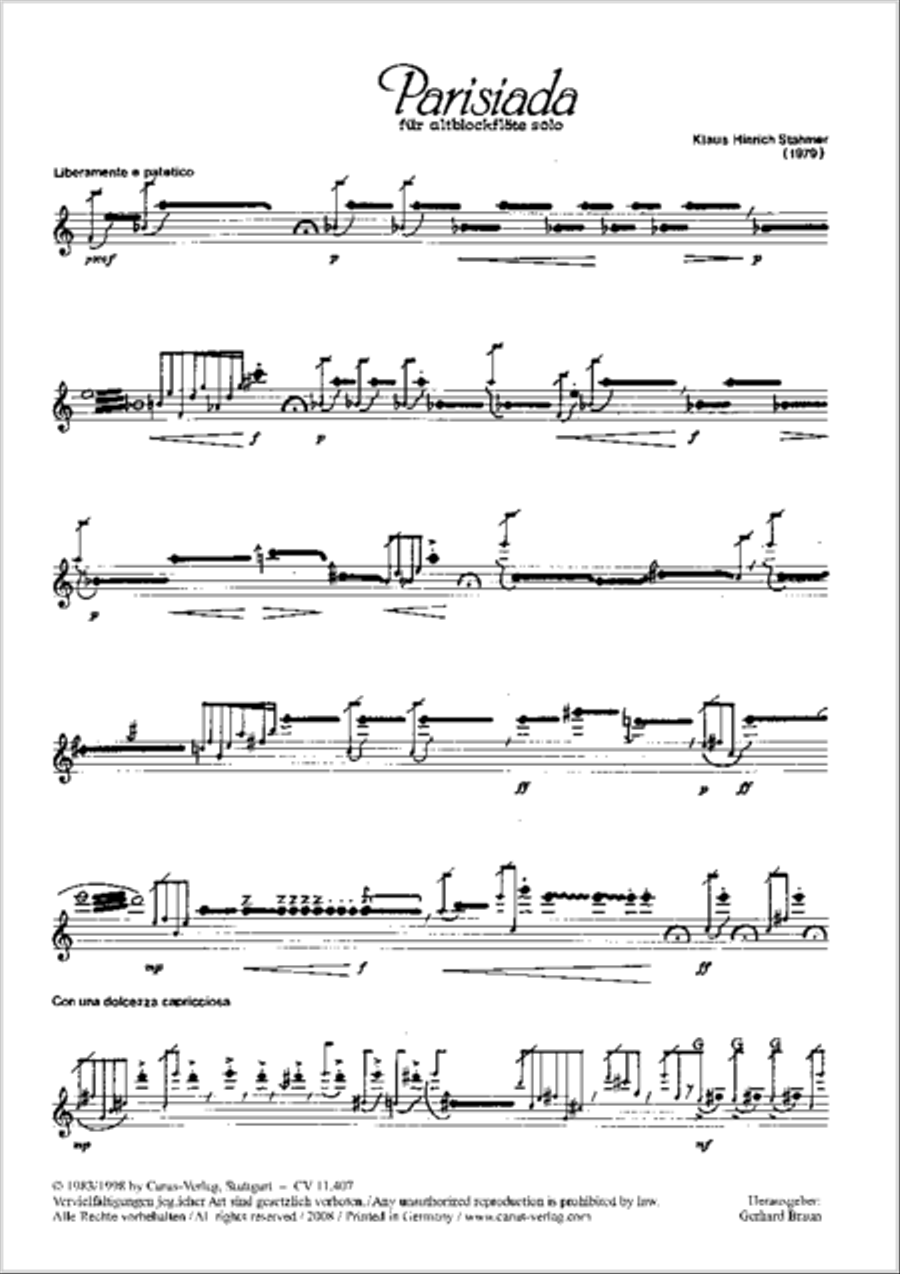 Parisiada Parisiada Recorder scores gallery preview page 7