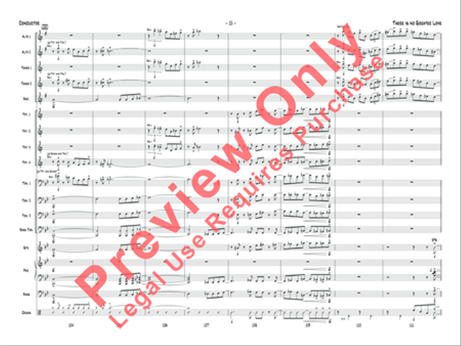There Is No Greater Love Jazz Ensemble scores gallery preview page 44