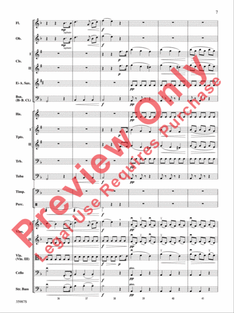 Nocturne Nocturne Full Orchestra scores gallery preview page 8