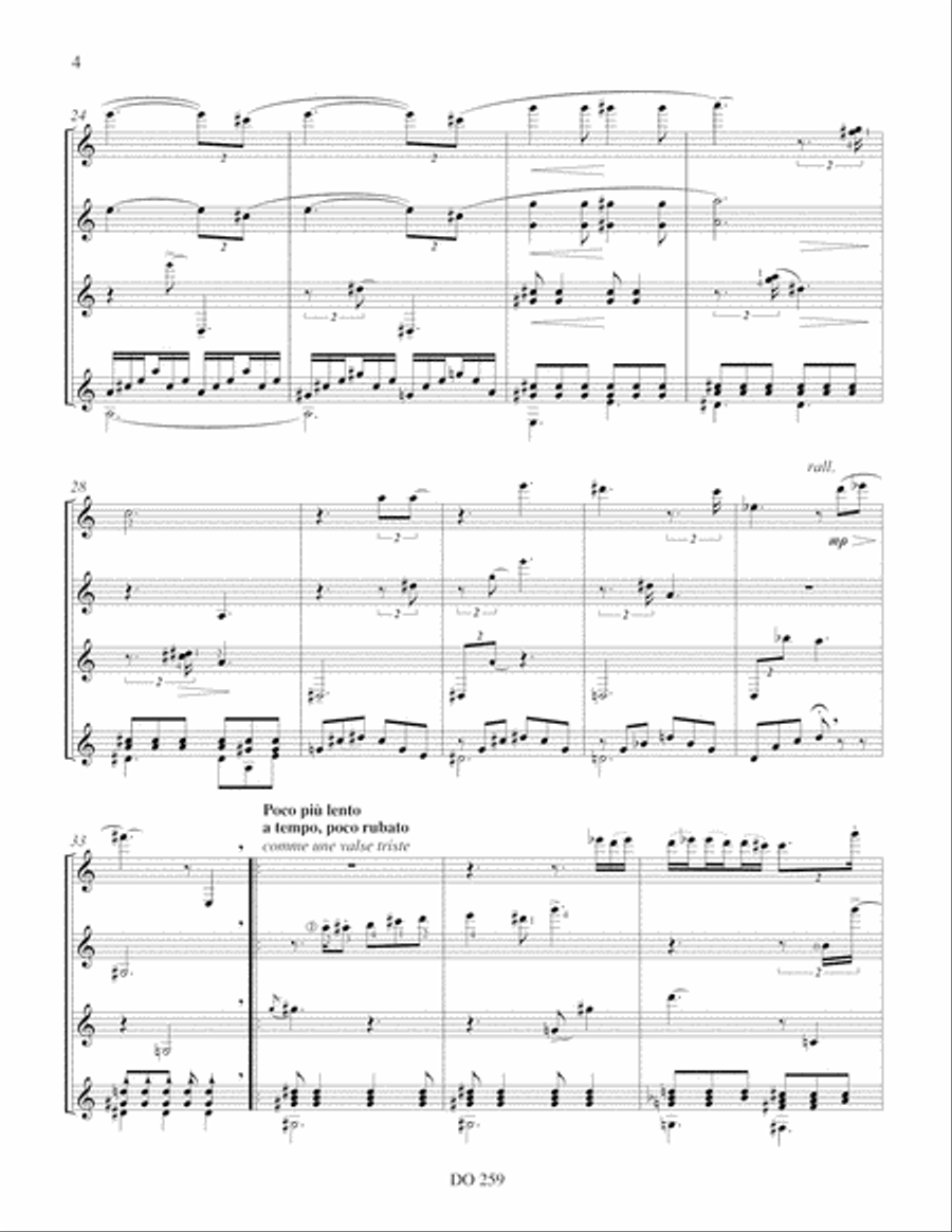John Lennon Lay not John Lennon Lay not Guitar Ensemble scores gallery preview page 4