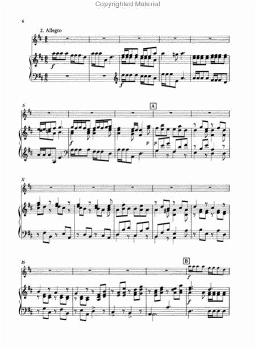 Sonata for trumpet Sonata for trumpet Trumpet Solo scores gallery preview page 4