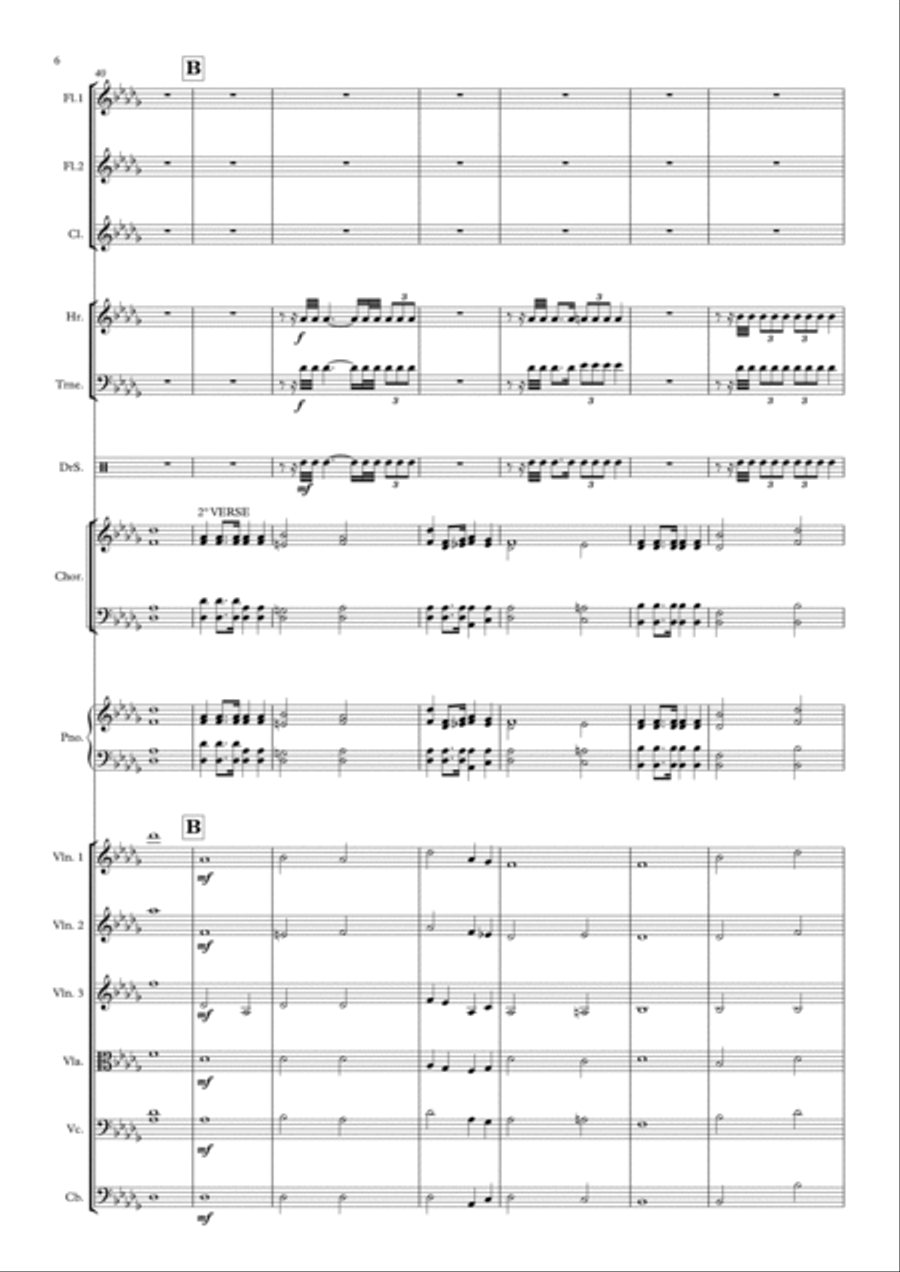 Wonderful Grace Of Jesus Full Orchestra scores gallery preview page 6