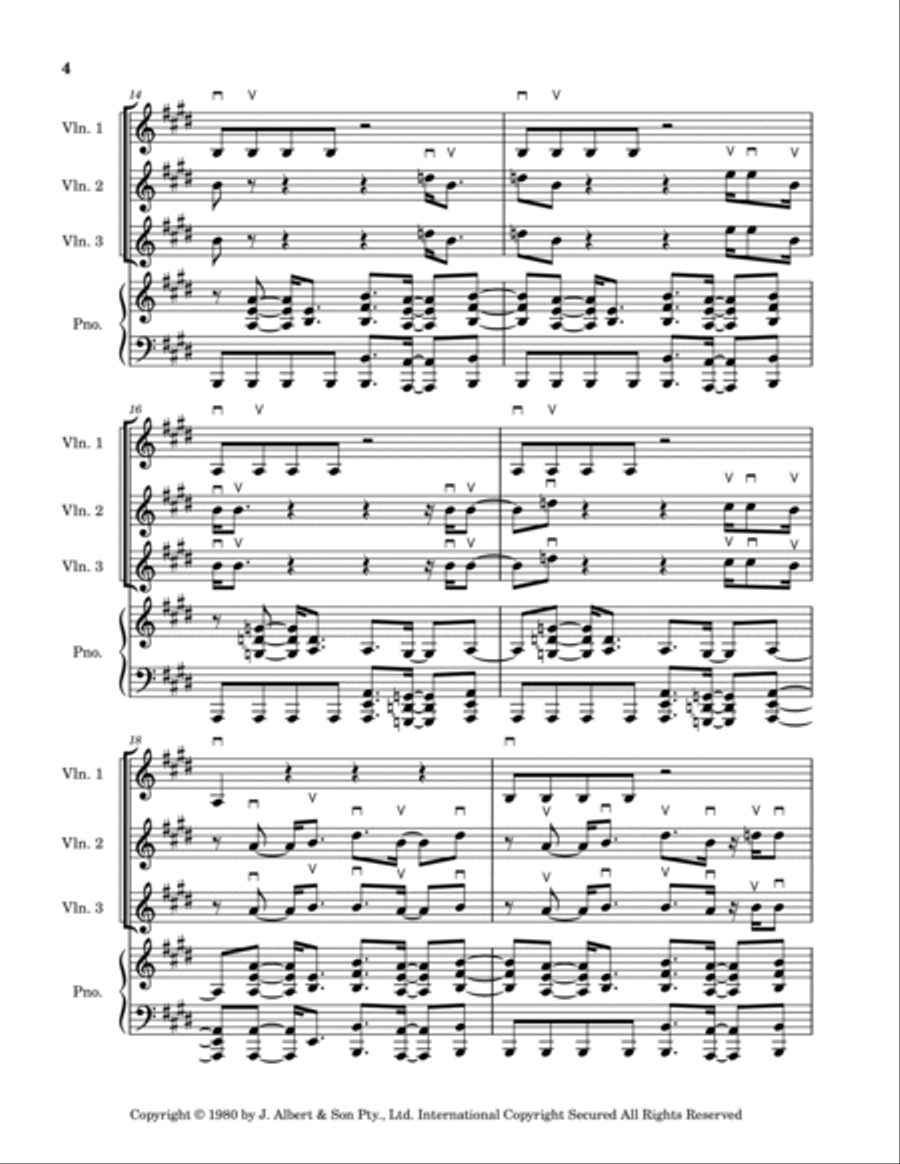 Back In Black Violin Solo scores gallery preview page 4