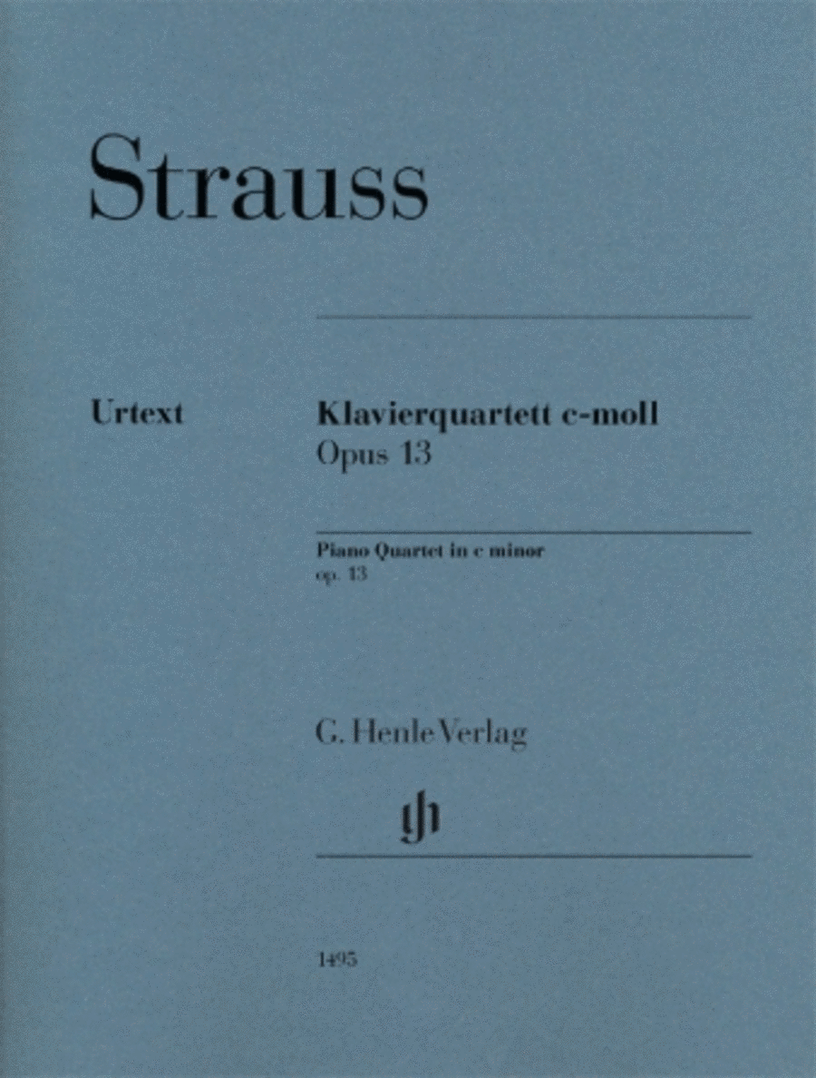 Piano Quartet In C Minor Op. 13 Piano Quartet scores gallery preview page 1