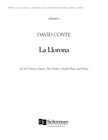La Llorona (Instrumental Parts)