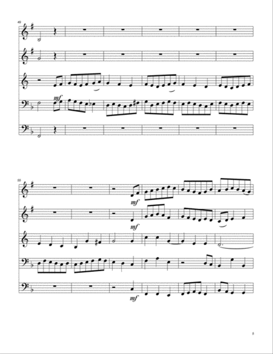 The Ash Grove Brass Ensemble scores gallery preview page 6
