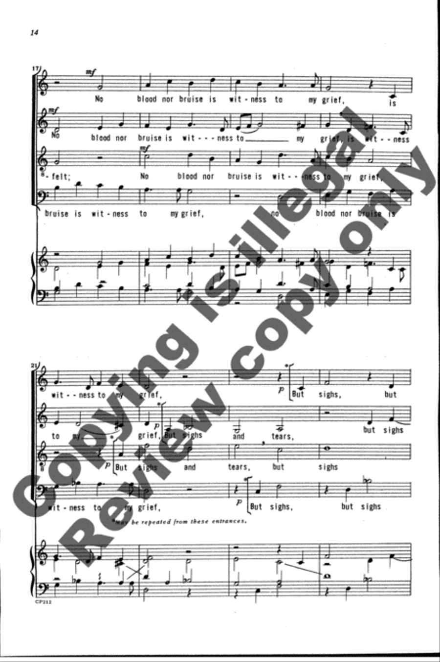 Her Majesty's Delight 4-Part scores gallery preview page 15