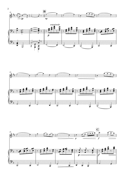 "Intermezzo sinfonico" from Cavalleria Rusticana arranged for Alto Saxophone & Piano image number null
