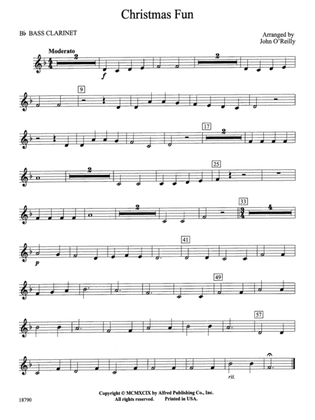 Christmas Fun: B-flat Bass Clarinet
