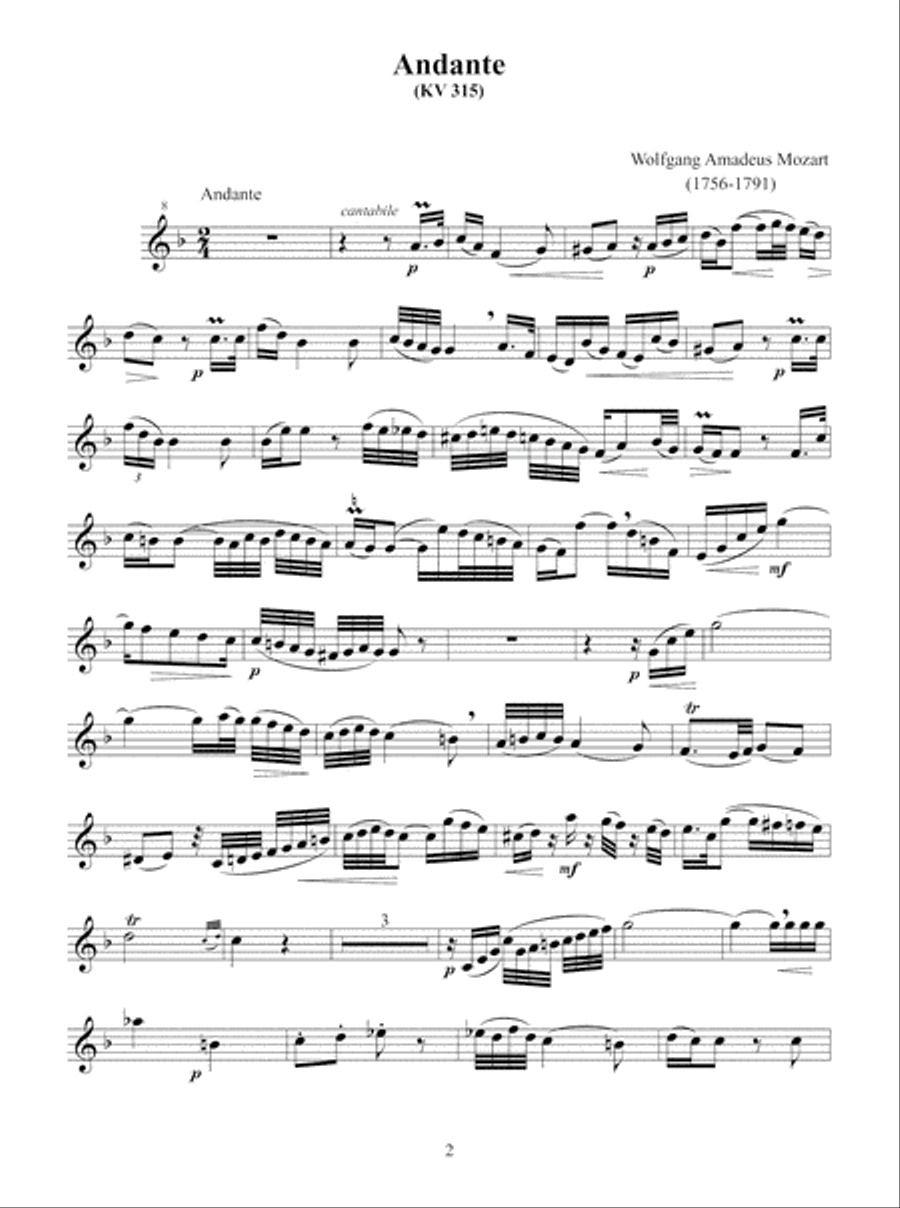 Solo Pieces for the Advanced Descant/Soprano Recorder Soprano Recorder scores gallery preview page 3