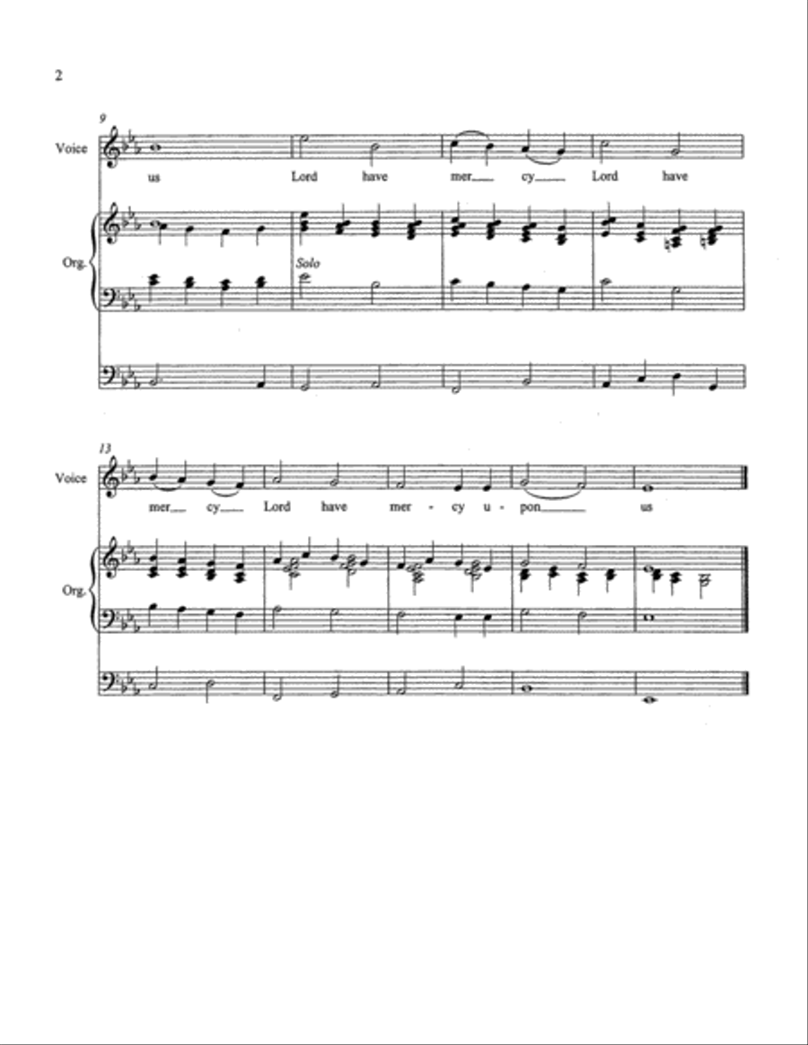 The Somerville Service (Communtion Service Mass) Choir scores gallery preview page 3