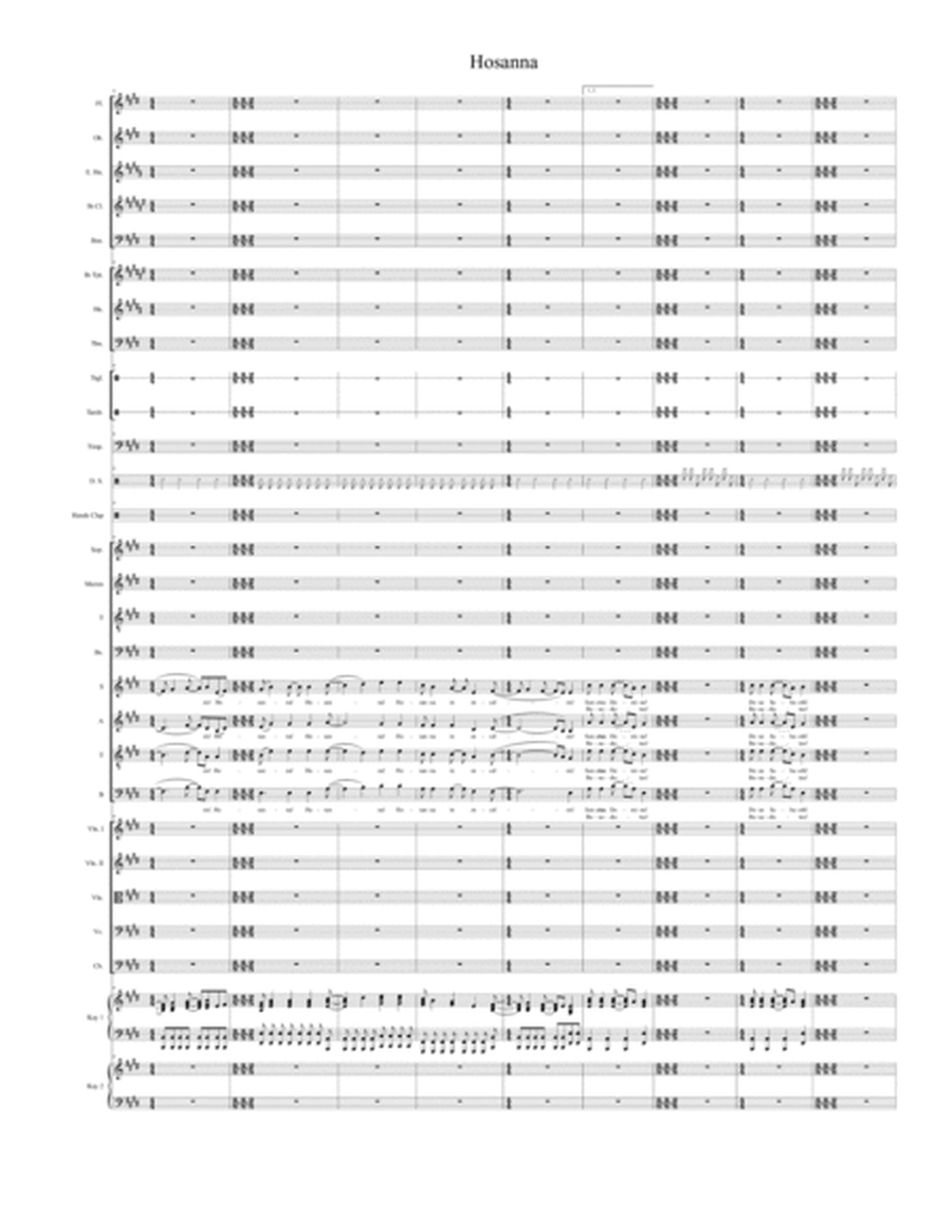 Hosanna (from "Requiem Mass" - Full Score) image number null