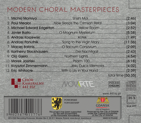 Modern Choral Master Pieces