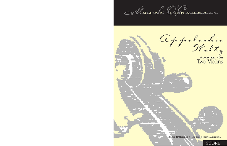 Appalachia Waltz (score - two violins) Violin scores gallery preview page 1