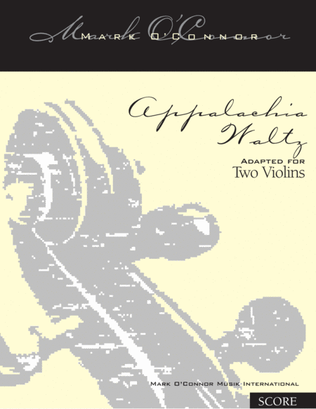 Book cover for Appalachia Waltz (score - two violins)