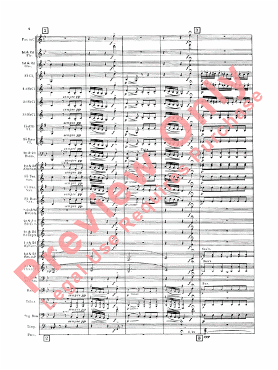 Italian in Algiers (Overture) Concert Band scores gallery preview page 7
