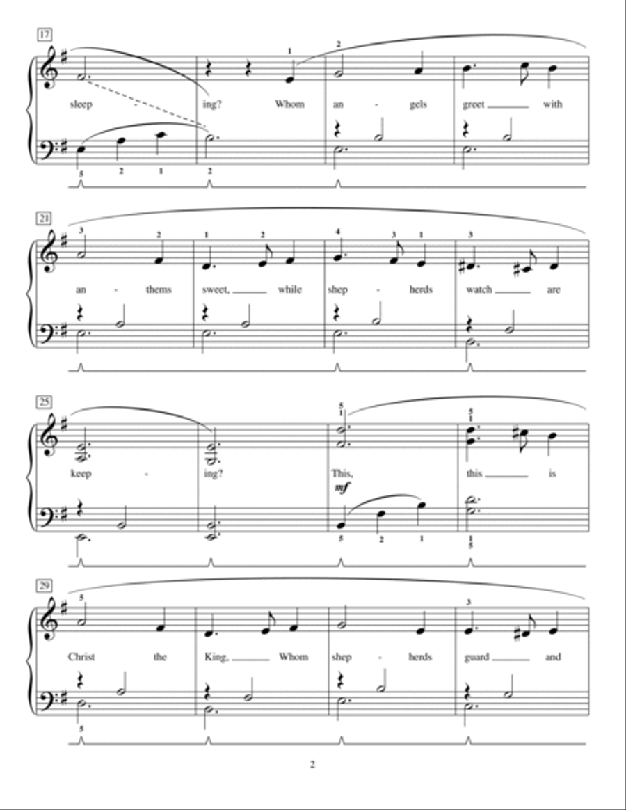 What Child Is This? (arr. Phillip Keveren) Piano Method scores gallery preview page 2