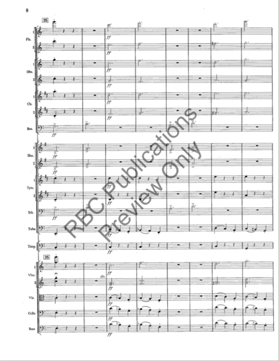 Scherzo From Serenade No. 1 (Score) Full Orchestra scores gallery preview page 9