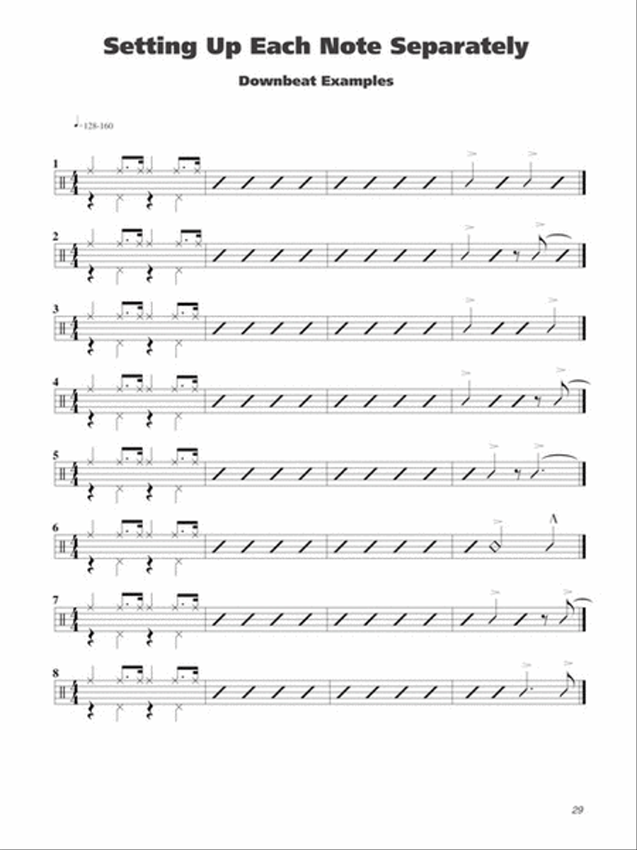 Chart Reading Workbook for Drummers Drums scores gallery preview page 5