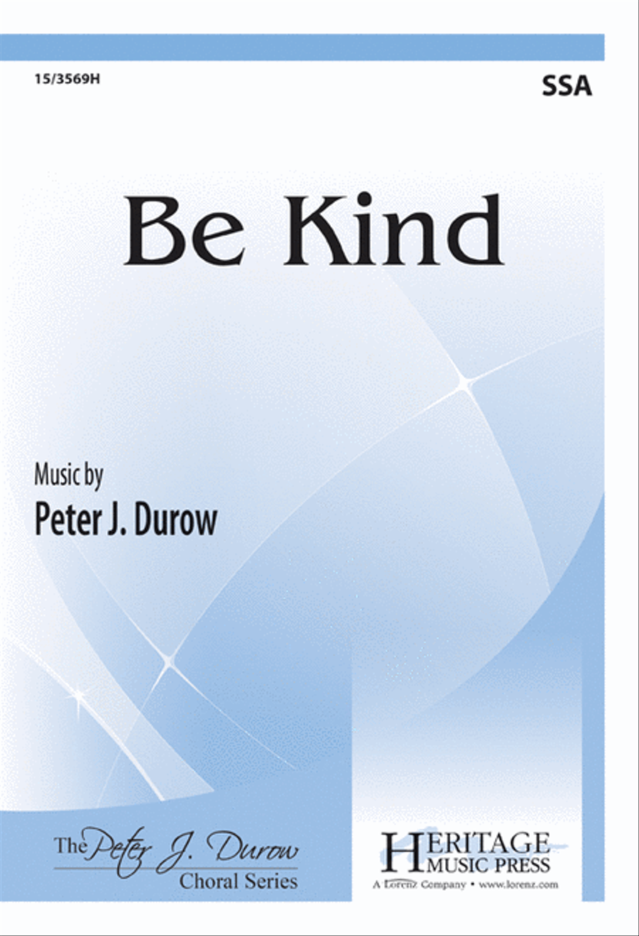 Be Kind SSA scores gallery preview page 1
