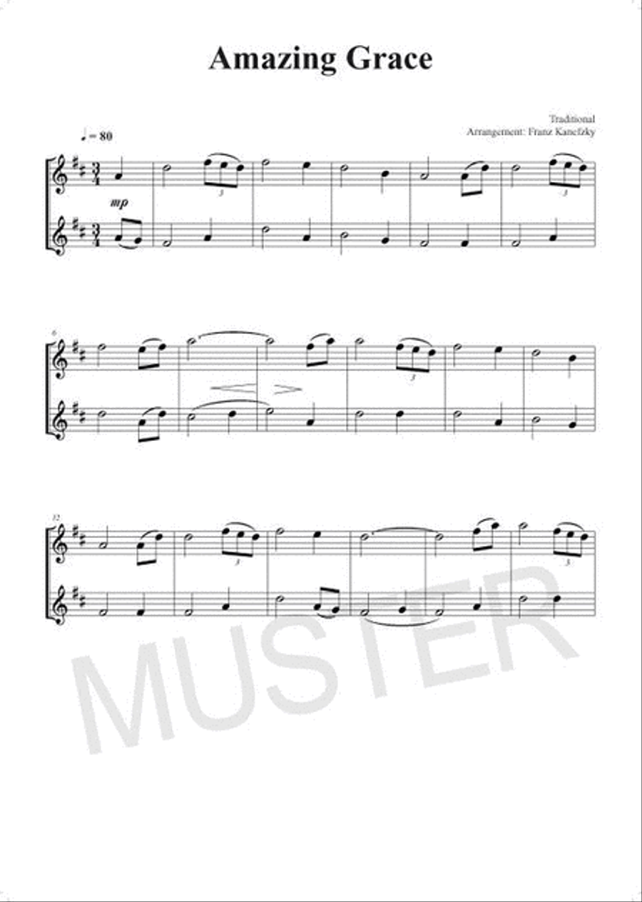 100 Leichte Duette für 2 Saxophone Woodwind Duet scores gallery preview page 4