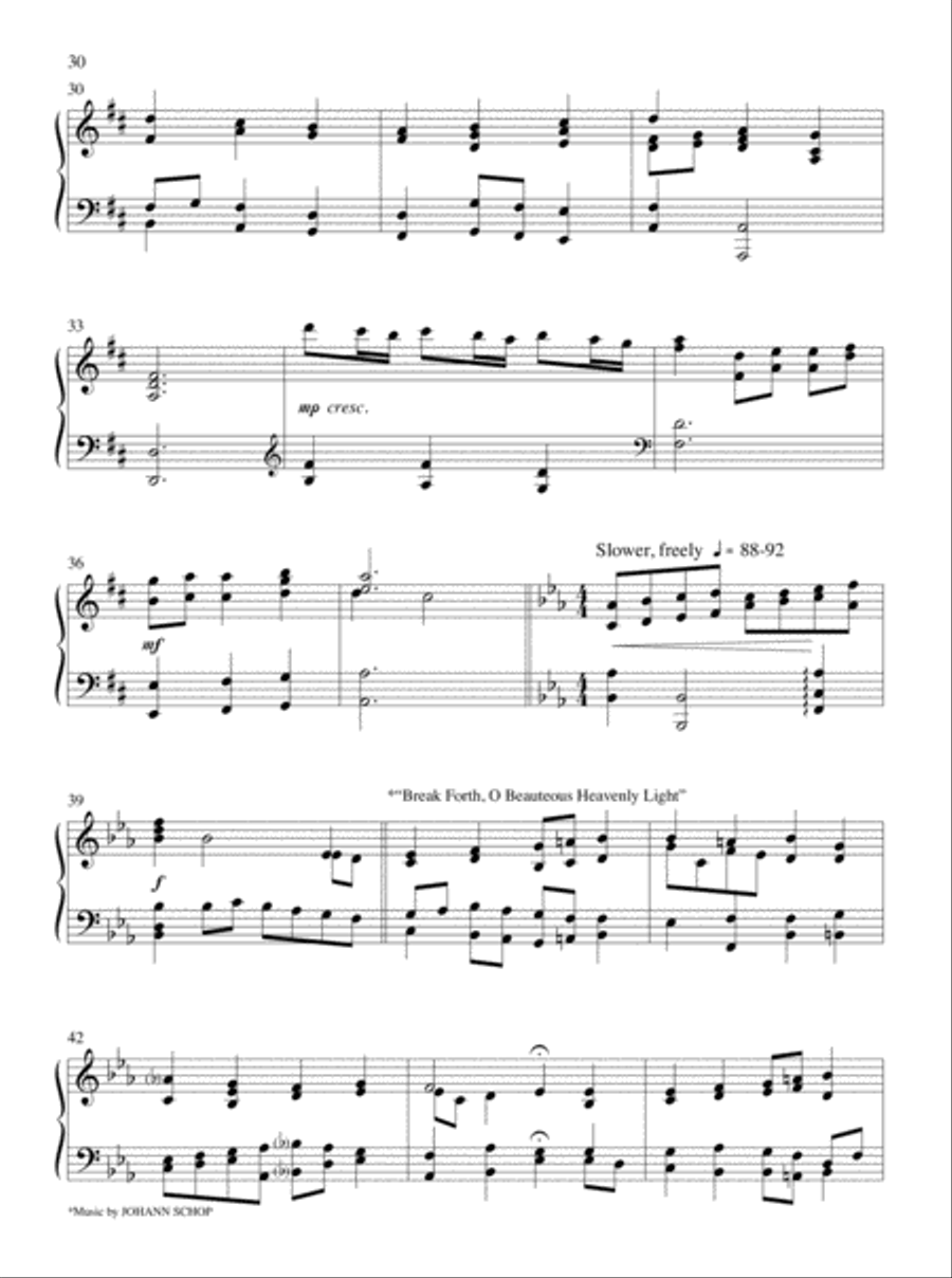 Now Proclaim Messiah's Birth Piano Solo scores gallery preview page 14