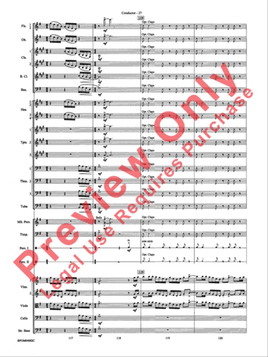 Prairiesong Full Orchestra scores gallery preview page 30