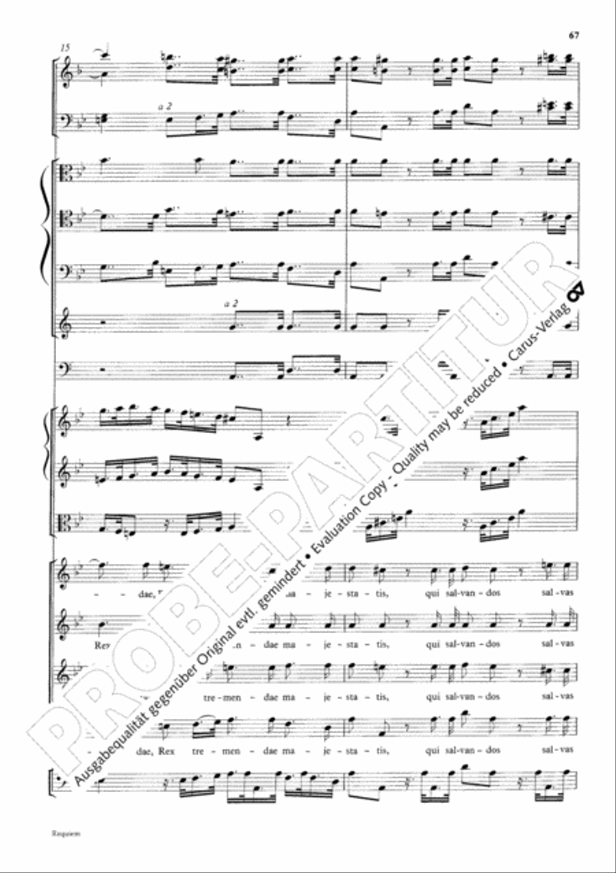Requiem 4-Part scores gallery preview page 75