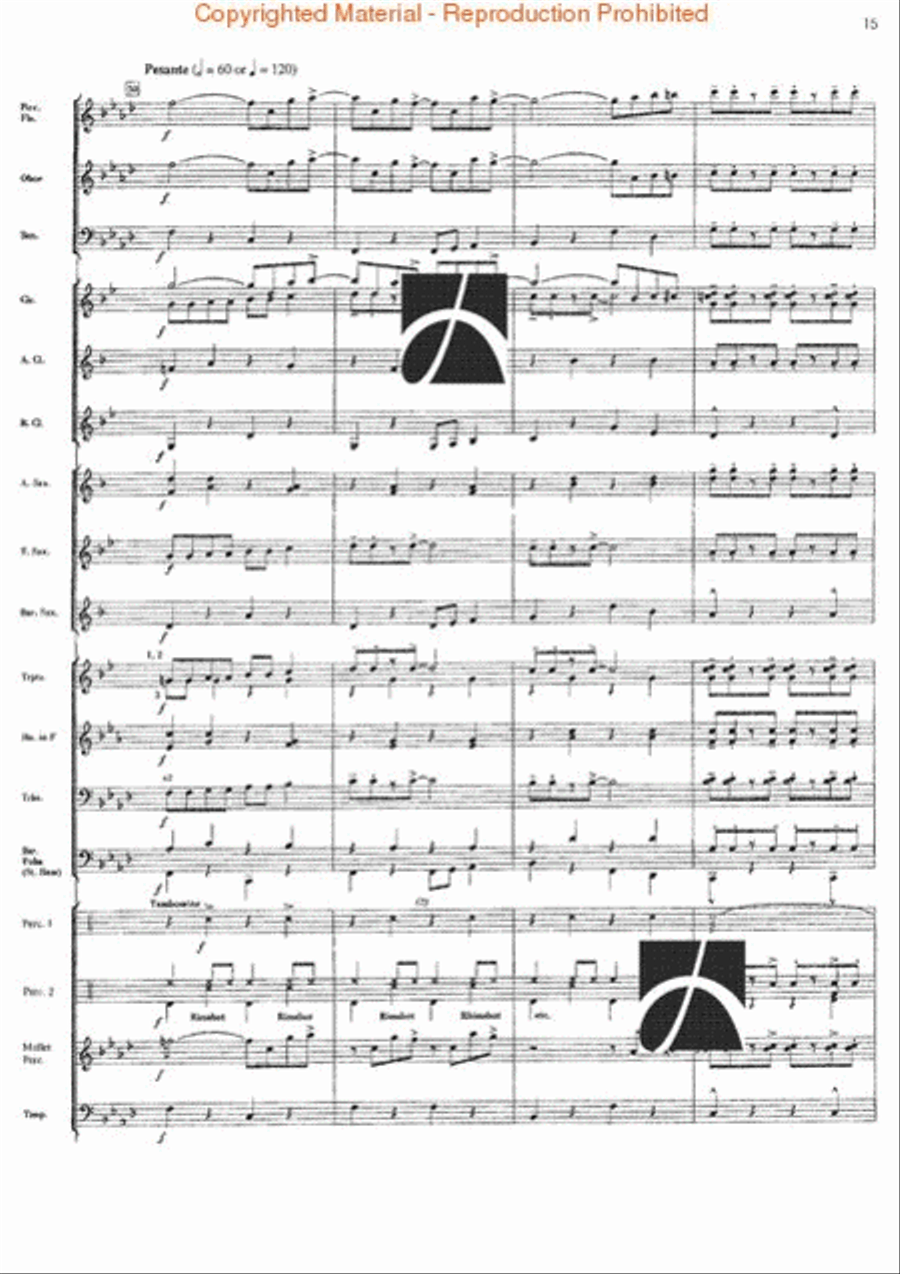 Jericho Jericho Concert Band scores gallery preview page 12