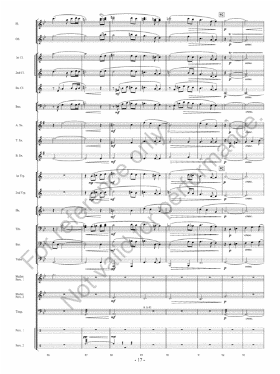 Sedona Concert Band scores gallery preview page 18