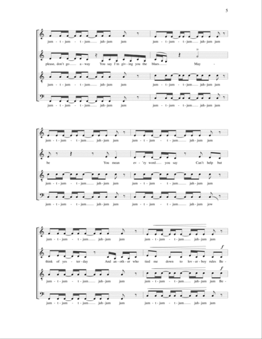 Faith 4-Part scores gallery preview page 5