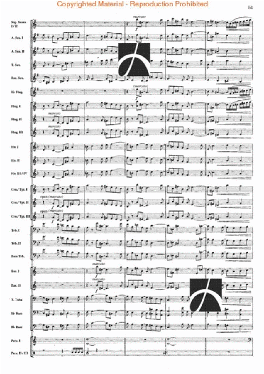 Firestorm Brass Band scores gallery preview page 51