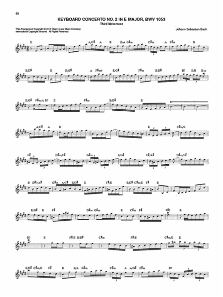 The Bach Fake Book Piano Solo scores gallery preview page 6