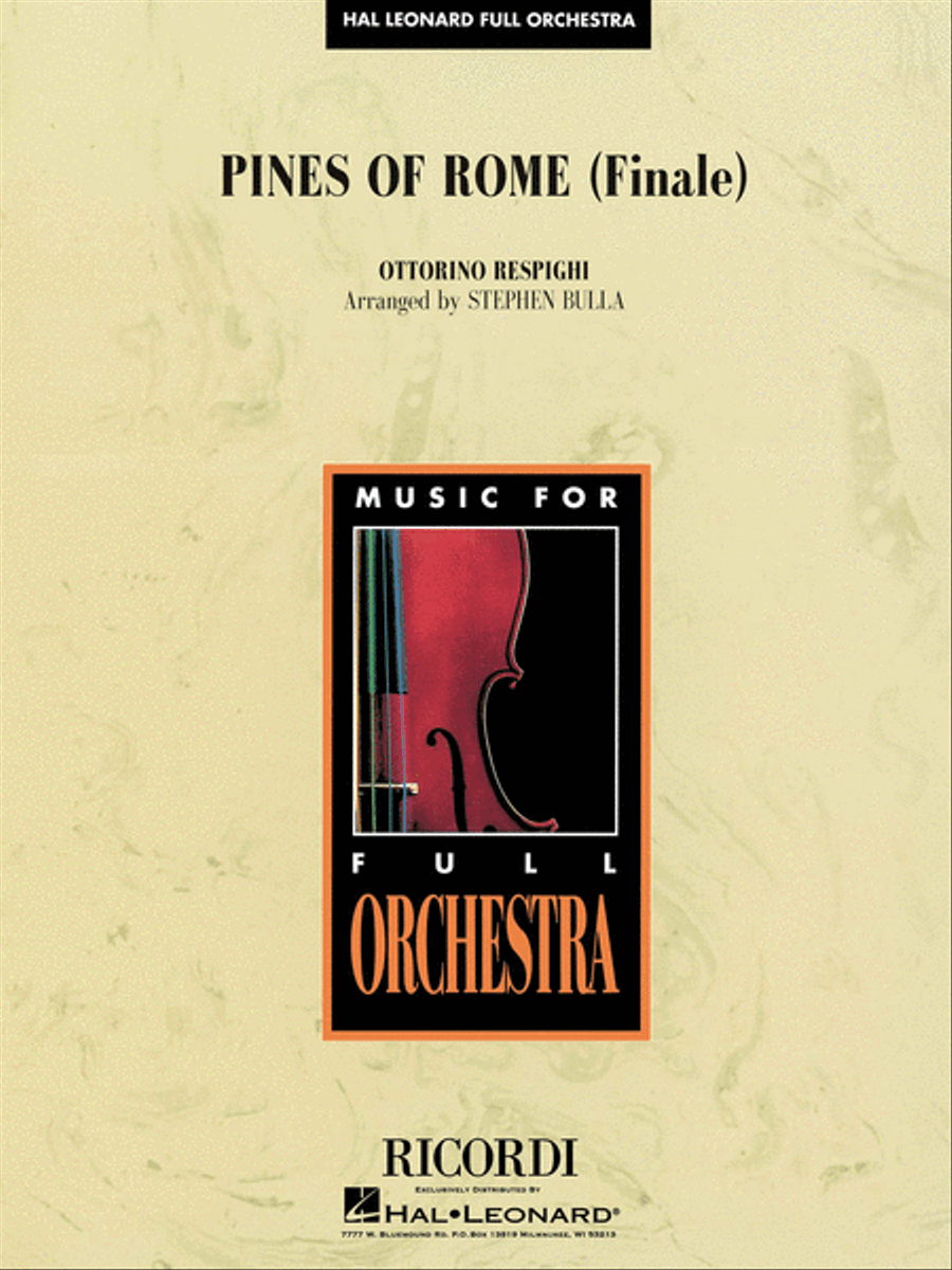 The Pines of Rome (Finale) Full Orchestra scores gallery preview page 1