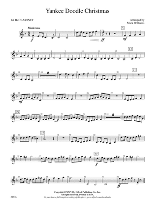 Yankee Doodle Christmas: 1st B-flat Clarinet