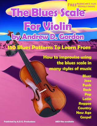 Book cover for The Blues Scale for Violin