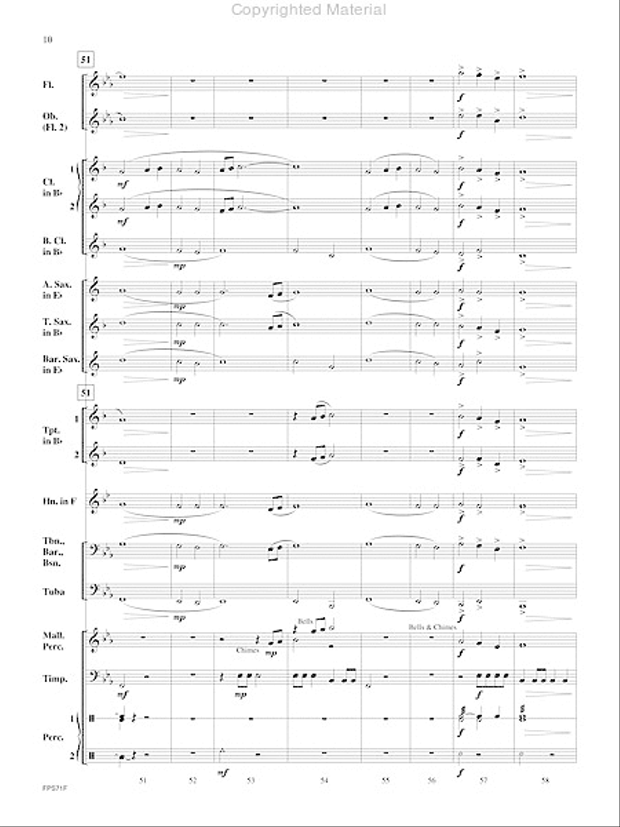 The Pursuit of Knowledge Concert Band scores gallery preview page 11