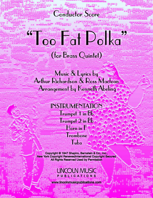 Too Fat Polka (she's Too Fat For Me)