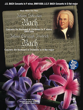 Book cover for J.S. Bach – Concerto in F Minor, BMV1056 & J.C.F. Bach – Concerto in E-flat Major