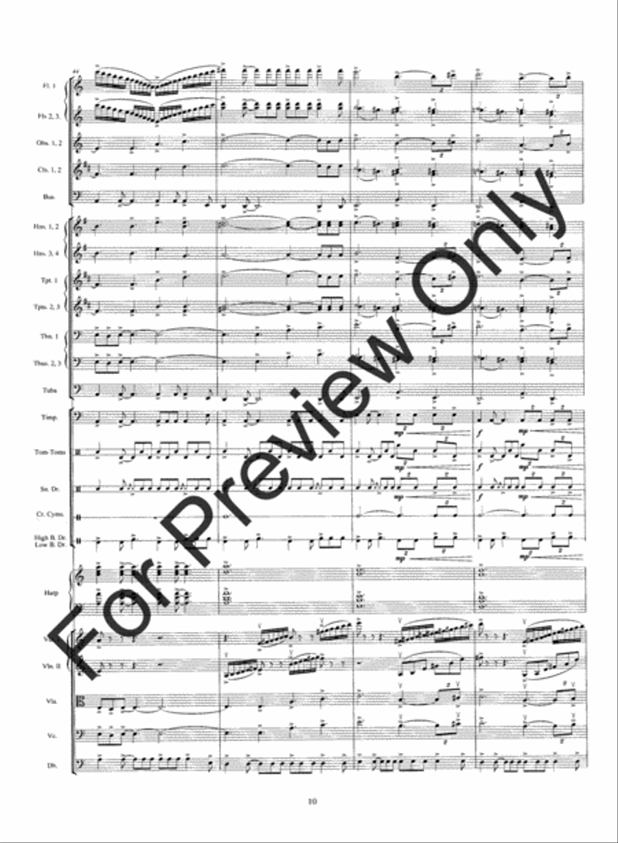 Warrior's Run String Orchestra scores gallery preview page 13