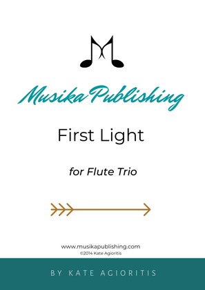 Book cover for First Light - for Flute Trio