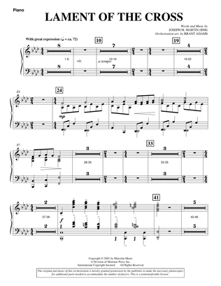 Lament Of The Cross (from "A Time For Alleluia") - Piano