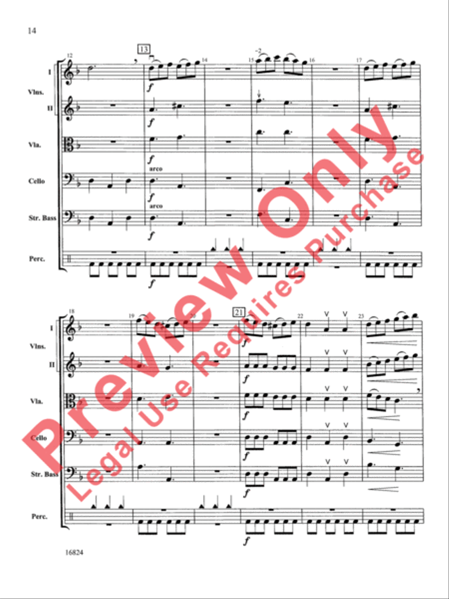 Geometric Dances Geometric Dances String Orchestra scores gallery preview page 15