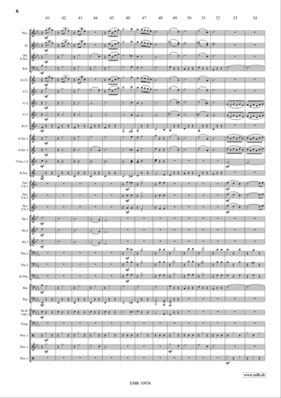 Vienna By Night Concert Band scores gallery preview page 7