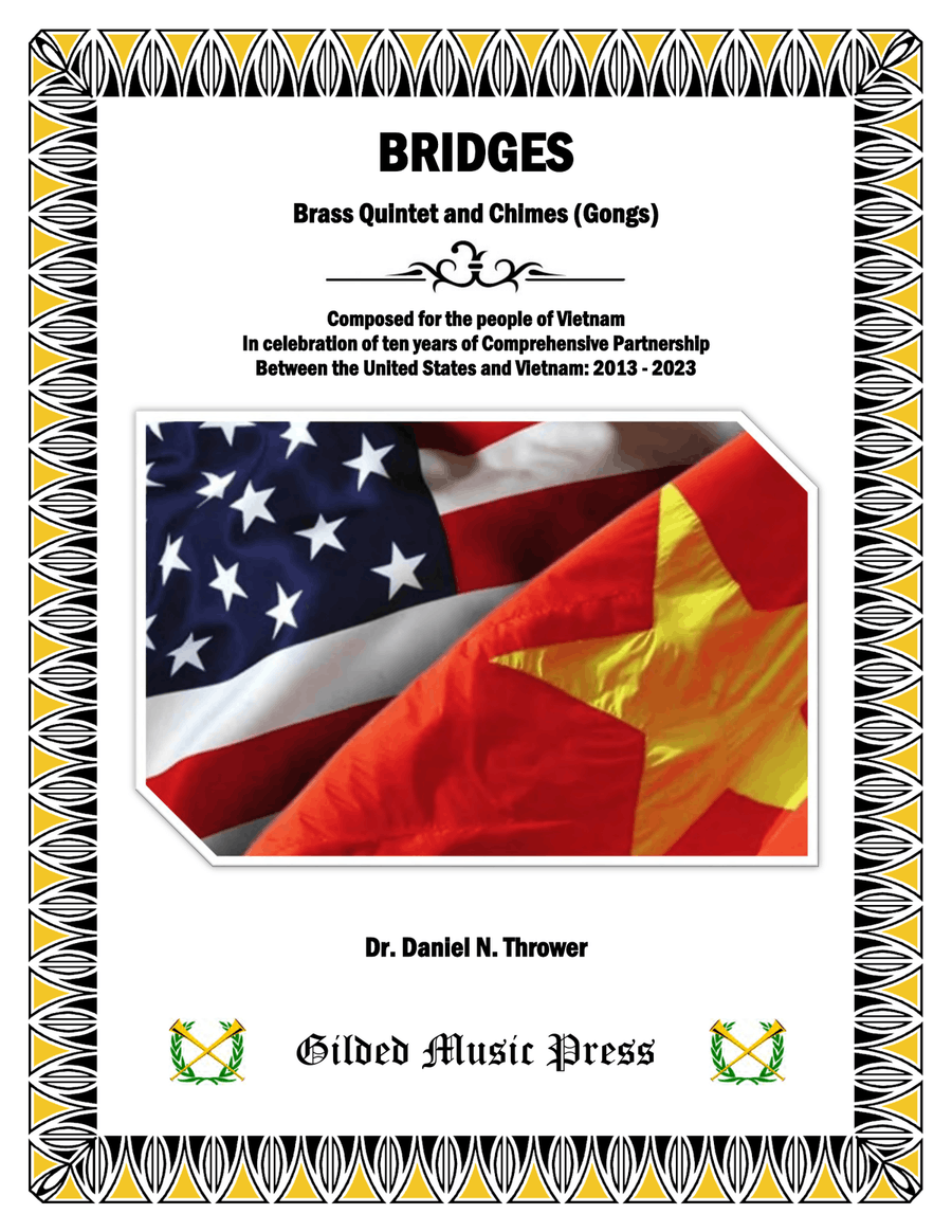 Bridges, Op. 136 (for Brass Quintet and Chimes) Brass Quintet scores gallery preview page 1