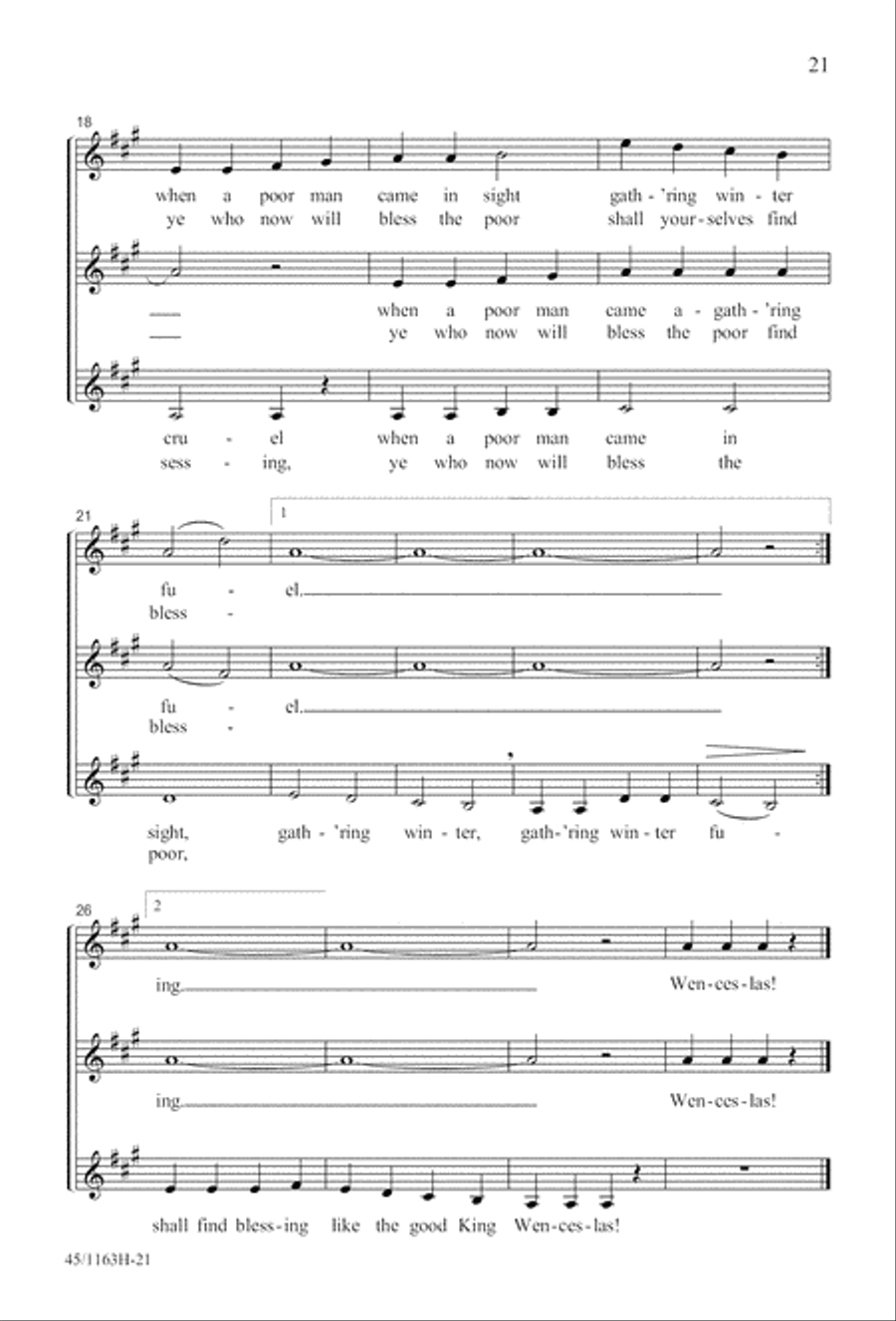 A-Caroling We Go! A-Caroling We Go! SSA scores gallery preview page 21