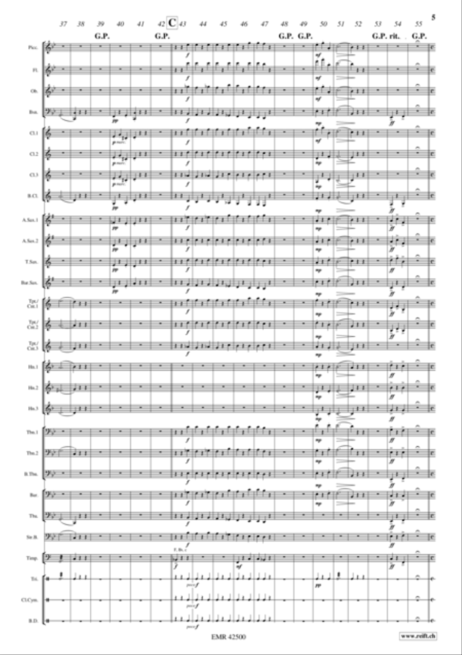 Il Pirata Il Pirata Concert Band scores gallery preview page 5
