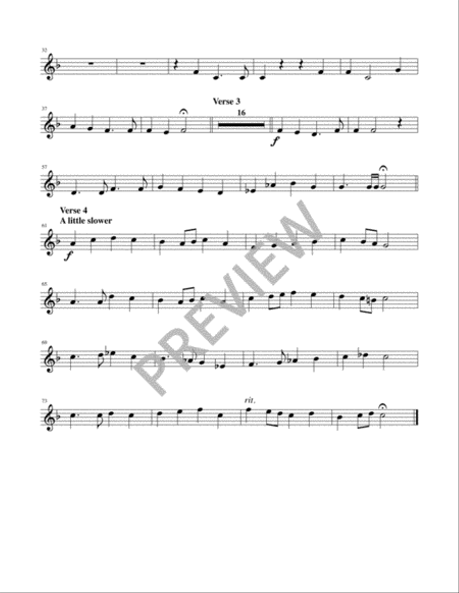 Praise the God of All Beginnings - Instrument edition Trombone scores gallery preview page 7